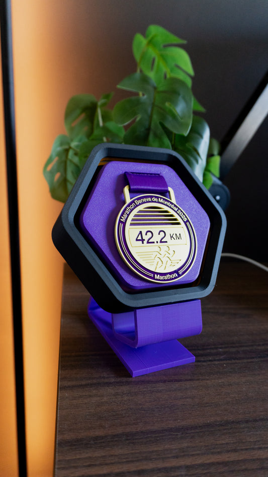 Montreal Beneva Marathon LED Medal Display