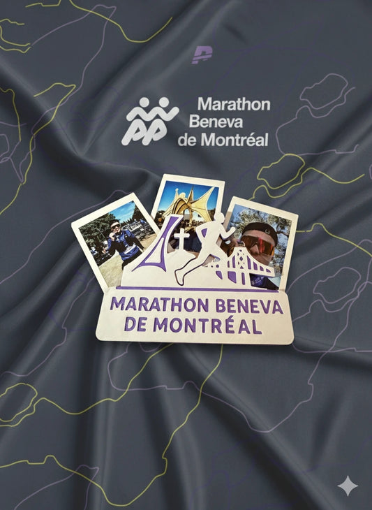 Marathon Beneva Montreal Polaroid Photo Holder – Magnetic Race Day Memory Frame