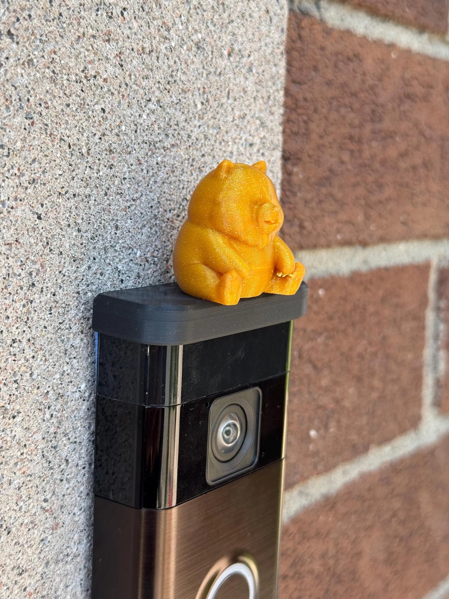 Custom Dog Clip-On for Ring Doorbell | Personalized Magnetic Top Cover Accessory
