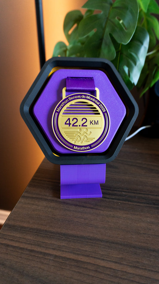 Montreal Beneva Marathon LED Medal Display
