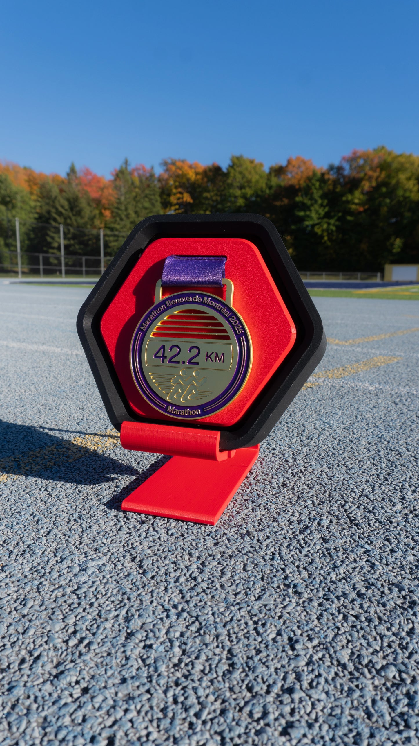 LED Medal Display Stand | 5K, 10K, Marathon & Race Medals