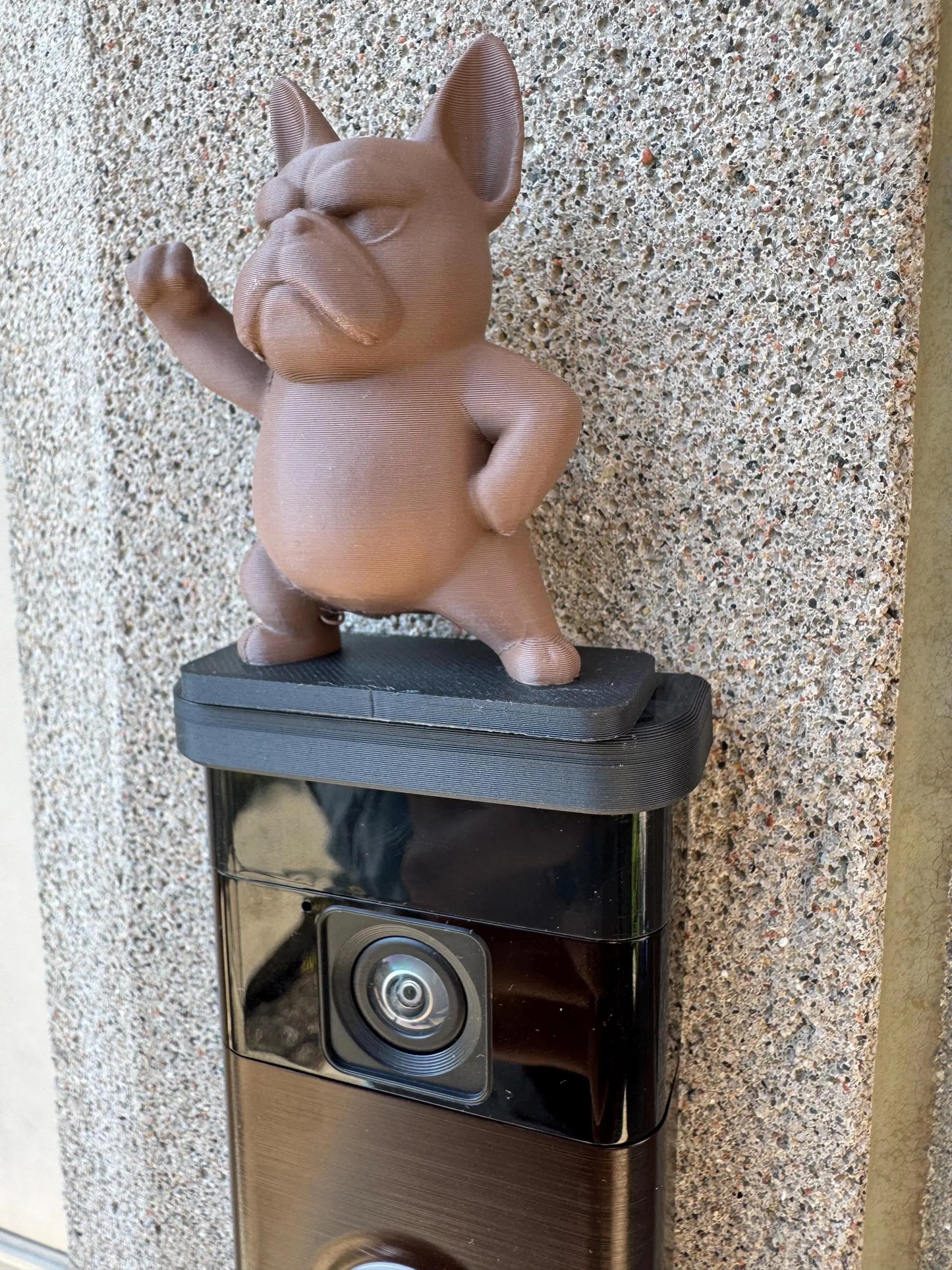Custom Dog Clip-On for Ring Doorbell | Personalized Magnetic Top Cover Accessory