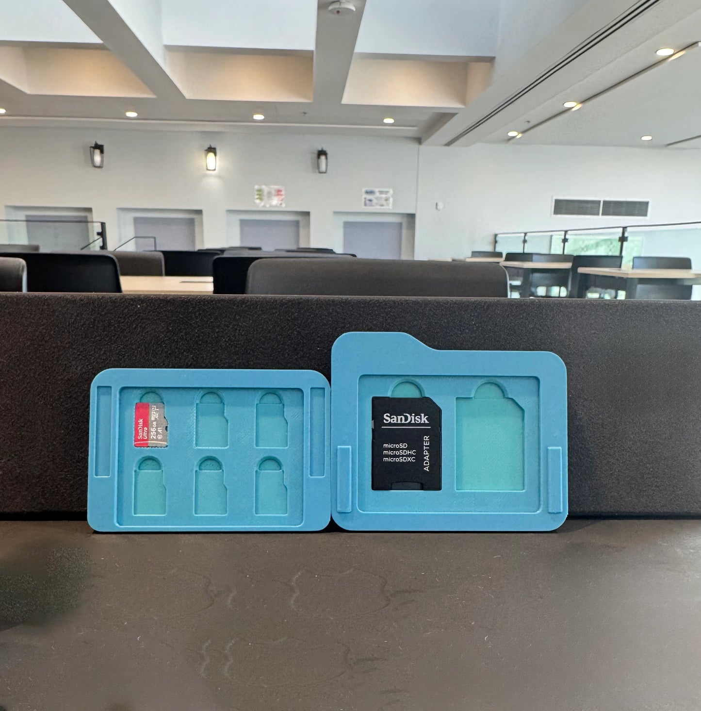 Mac-Inspired SD & Micro SD Card Organizer, Magnetic Travel Case