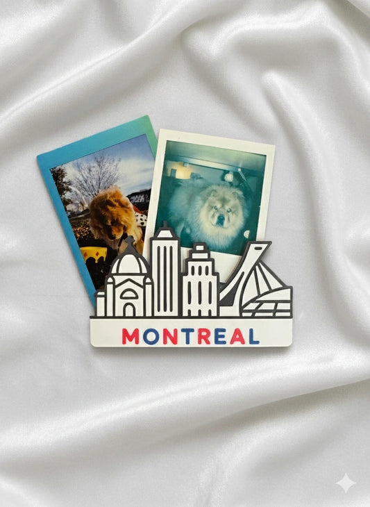 Magnetic Montreal Photo Holder| Fits Polaroid & Printed Pictures (7×5 cm)