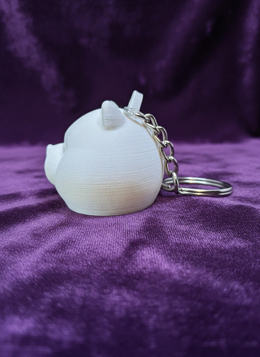 Paint-It-Yourself Chow Chow Keychain