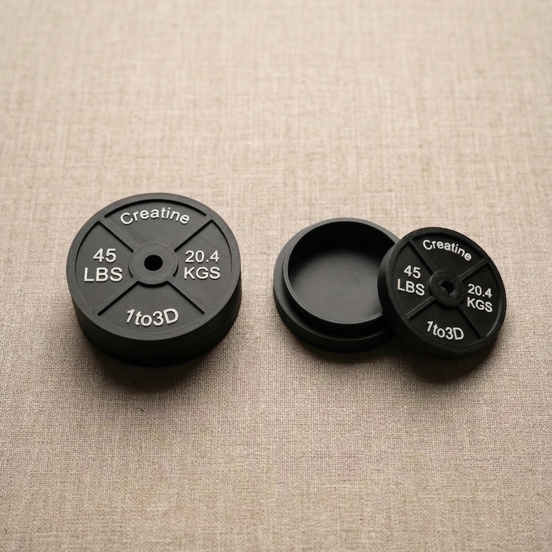 The Iron Plate: 45lb Creatine Capsule