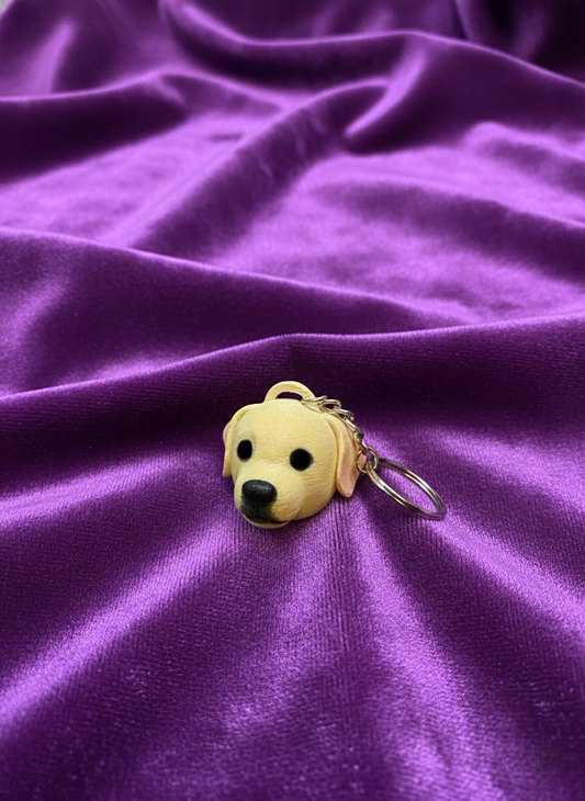 Paint-It-Yourself Labrador Keychain