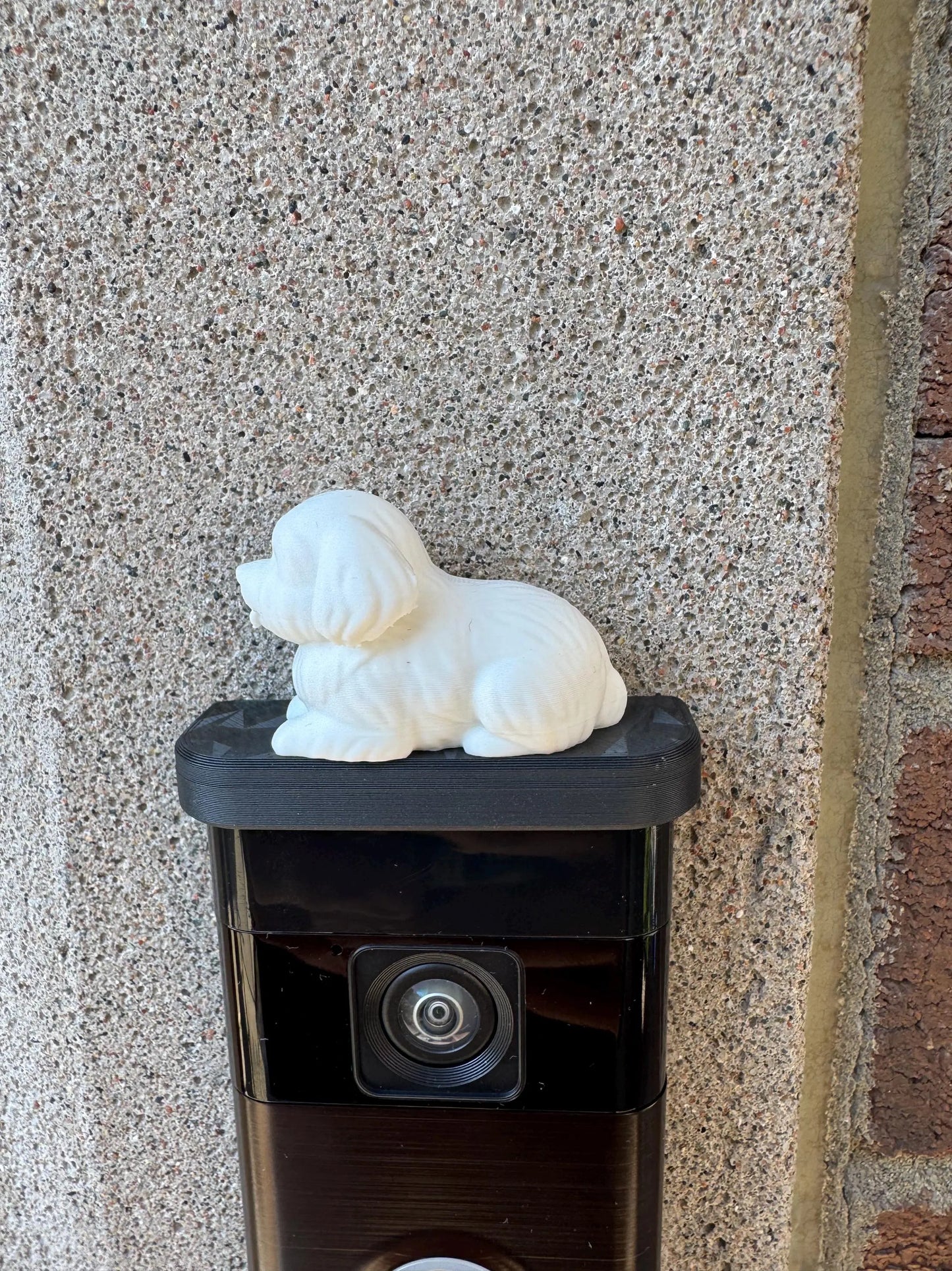 Custom Dog Clip-On for Ring Doorbell | Personalized Magnetic Top Cover Accessory